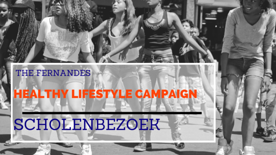 Scholenbezoek Fernandes Healthy Lifestyle Campaign