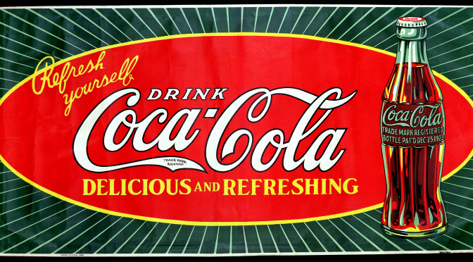 Coca-Cola bord 1928