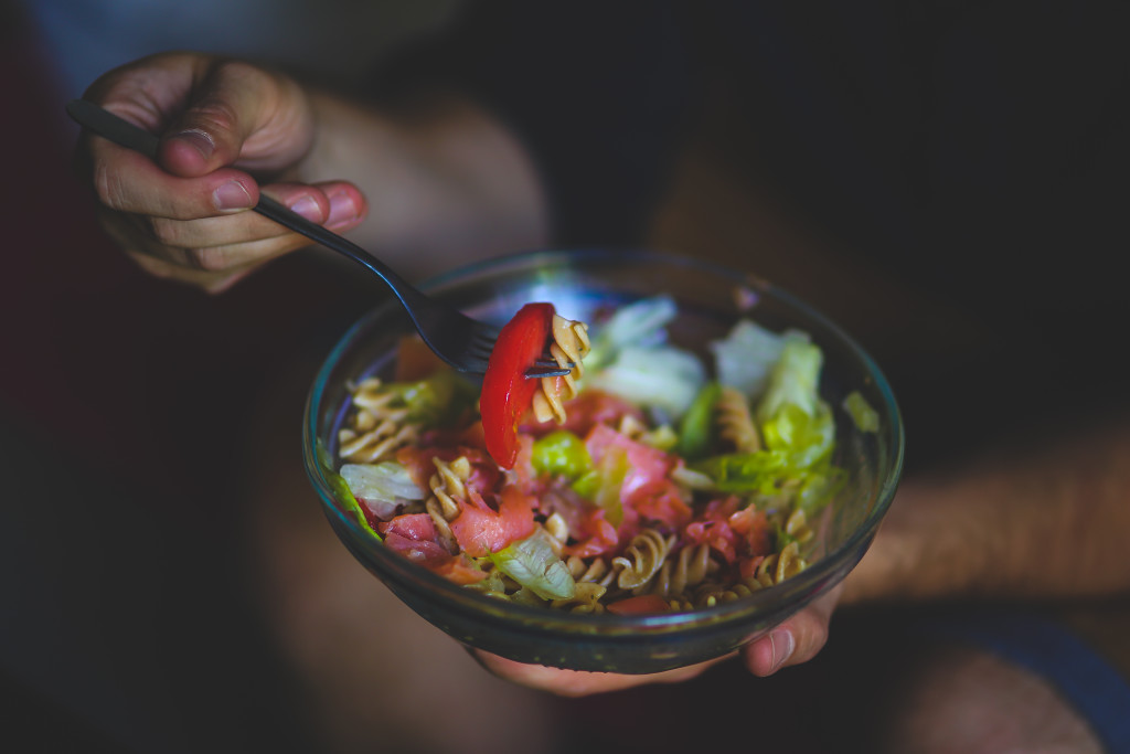 Pasta salade groente