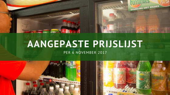 Fernandes Bottling softdrinks prijs 6 november 2017